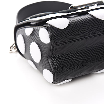 Louis Vuitton Epi Polka Dots Twist Shoulder Bag PM White Black 7 of 11