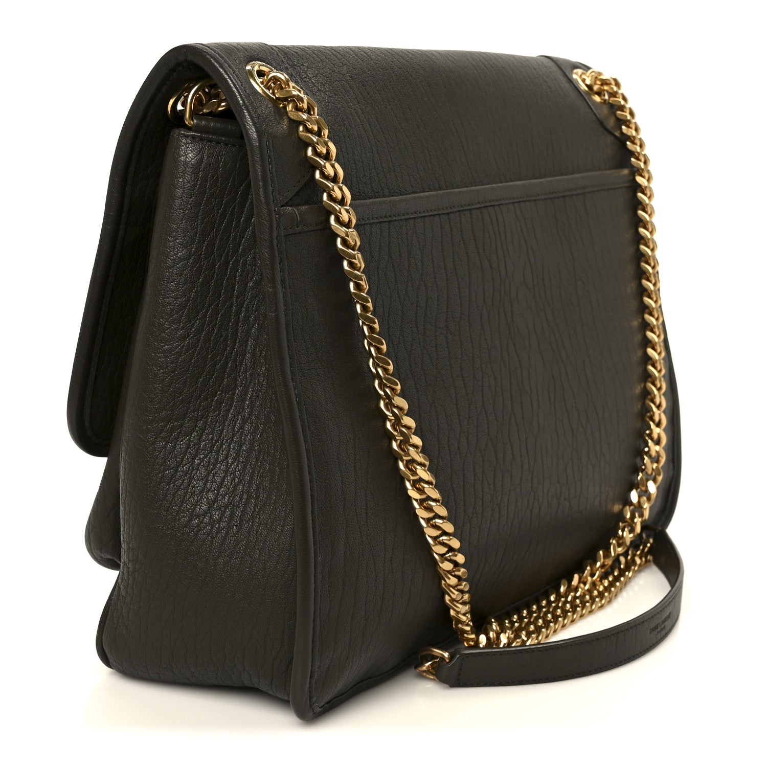 Saint Laurent Grained Lambskin Monogram Large Niki Chain Satchel Light Musk 3 of 11
