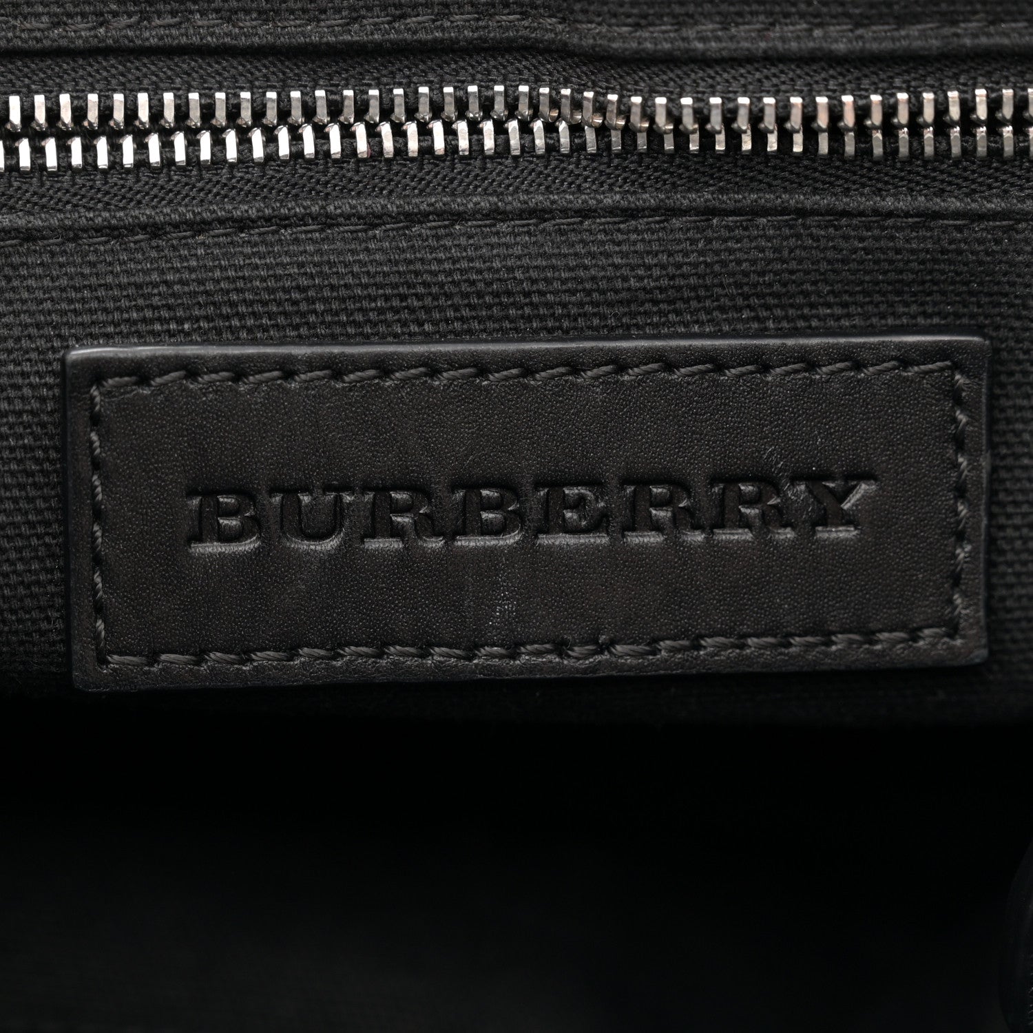 Burberry Mega Check Grainy Calfskin Small Gowan Messenger Bag Black 6 of 11
