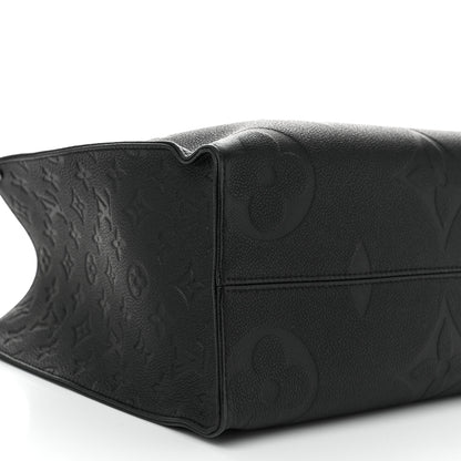 Louis Vuitton Empreinte Monogram Giant OnTheGo MM Black 8 of 10