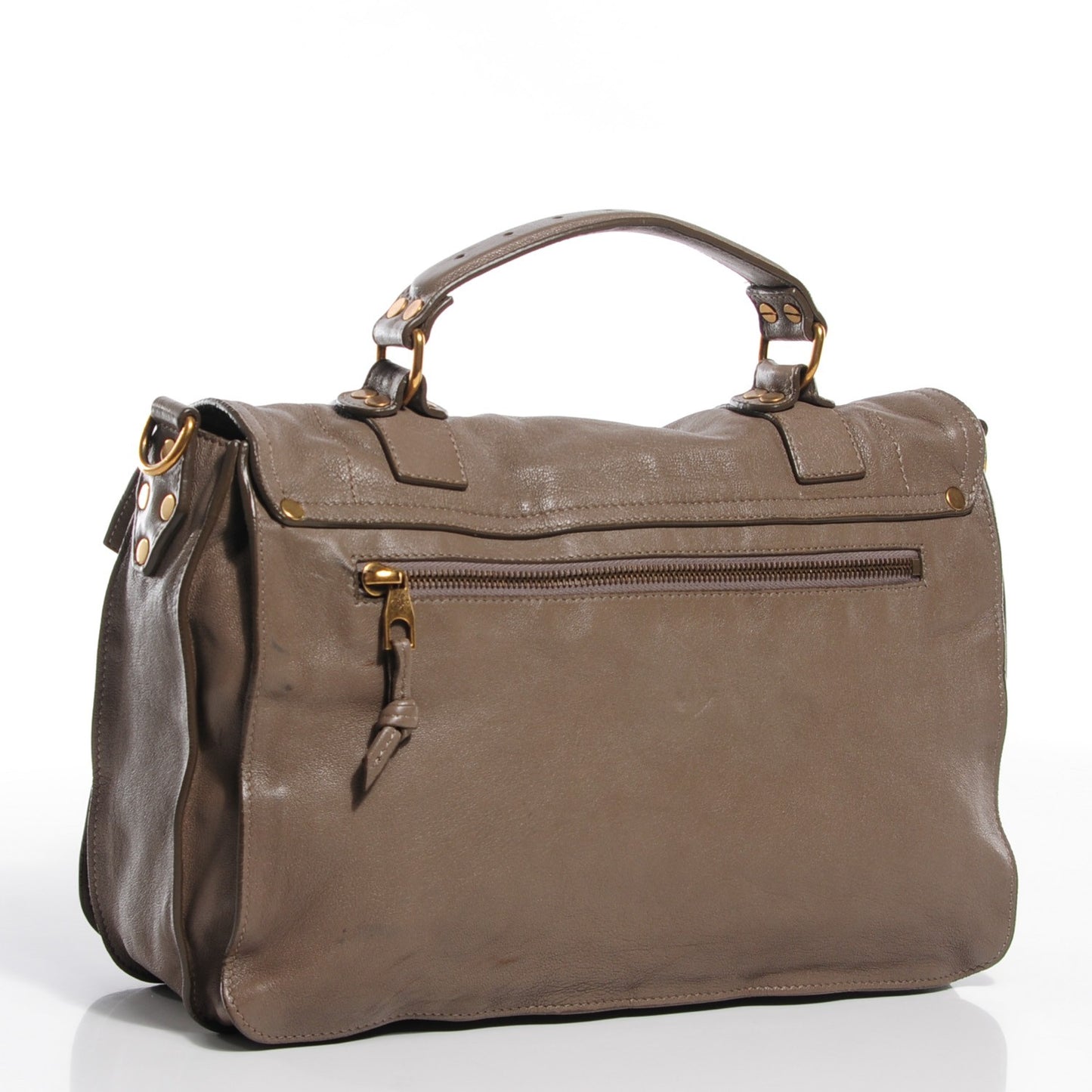 Lambskin Medium PS1 Satchel Smoke