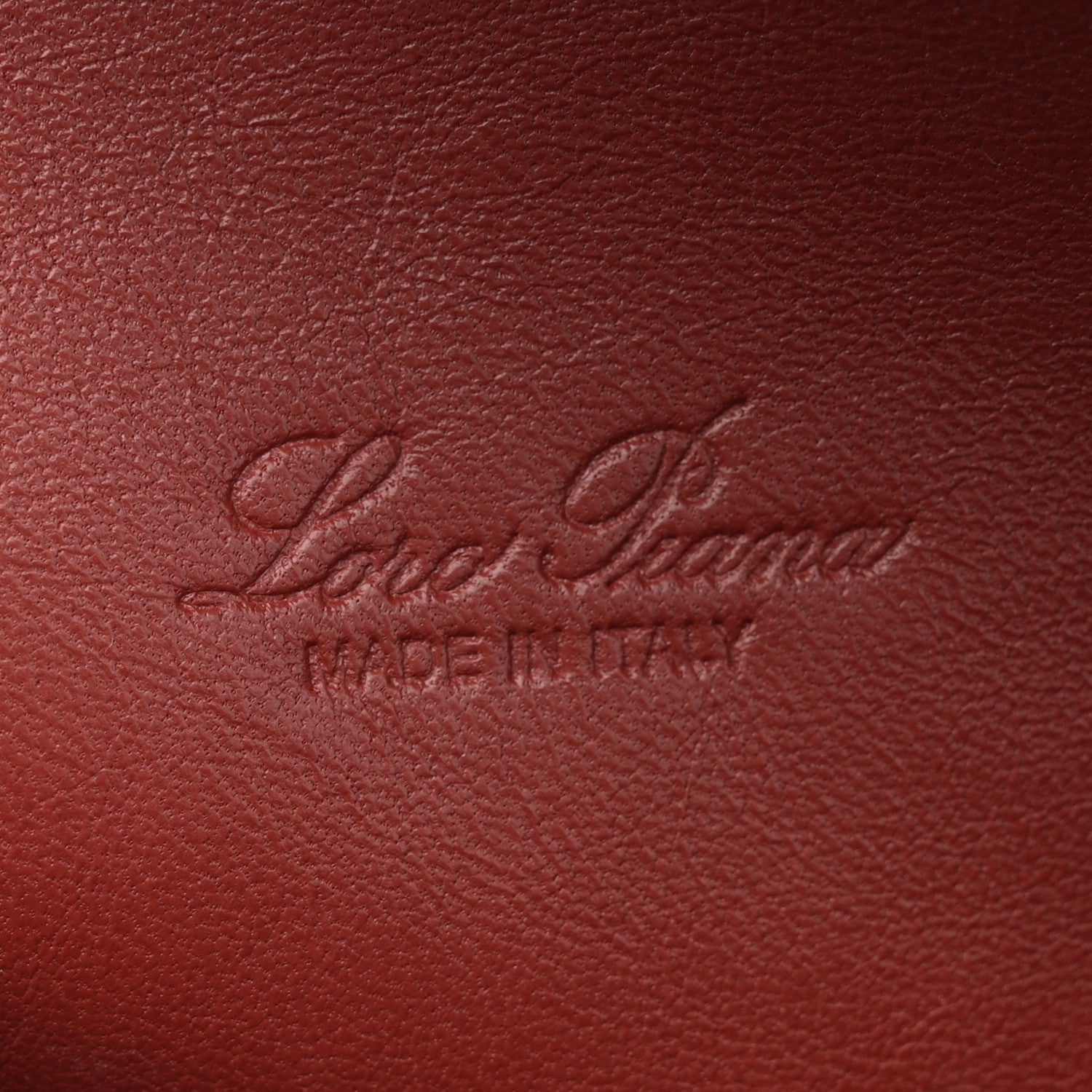 Loro Piana Grained Calfskin L19 Extra Pocket Pouch Kummel 6 of 10