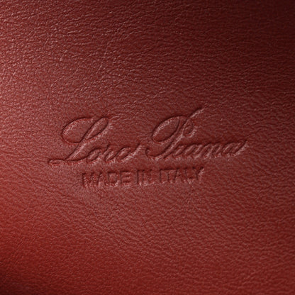 Loro Piana Grained Calfskin L19 Extra Pocket Pouch Kummel 6 of 10