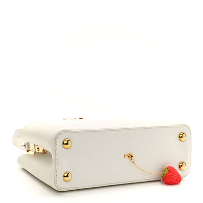 Louis Vuitton X UF Taurillon Artycapucines BB White 3 of 13