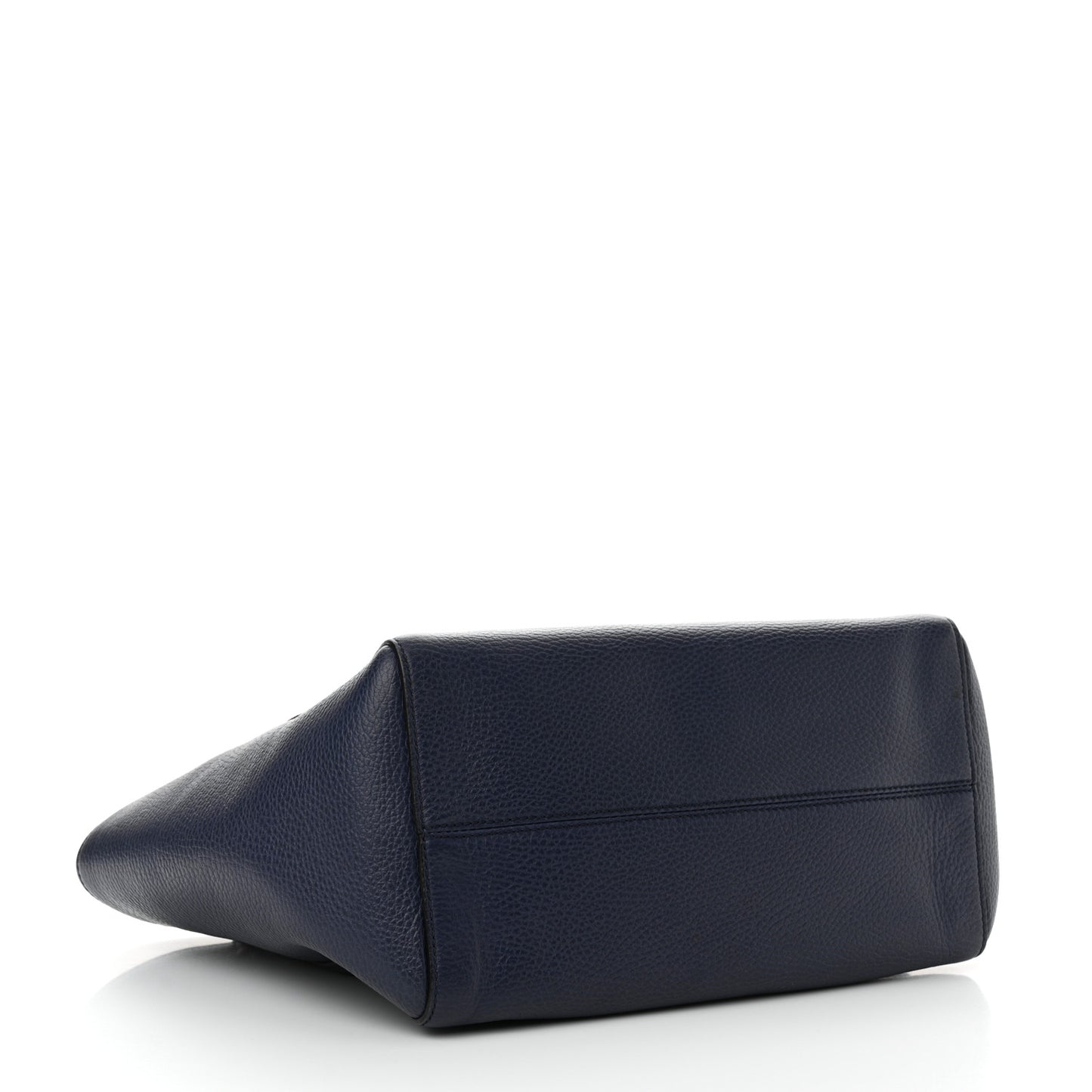 Dollar Calfskin Small Swing Tote Classic Marine Deep Cobalt