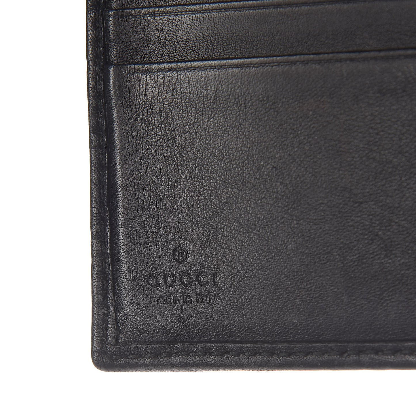 Guccissima Twins French Wallet Black