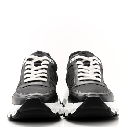 Hermes Parachute Fabric Calfskin Impulse Sneakers 40 Black 2 of 9