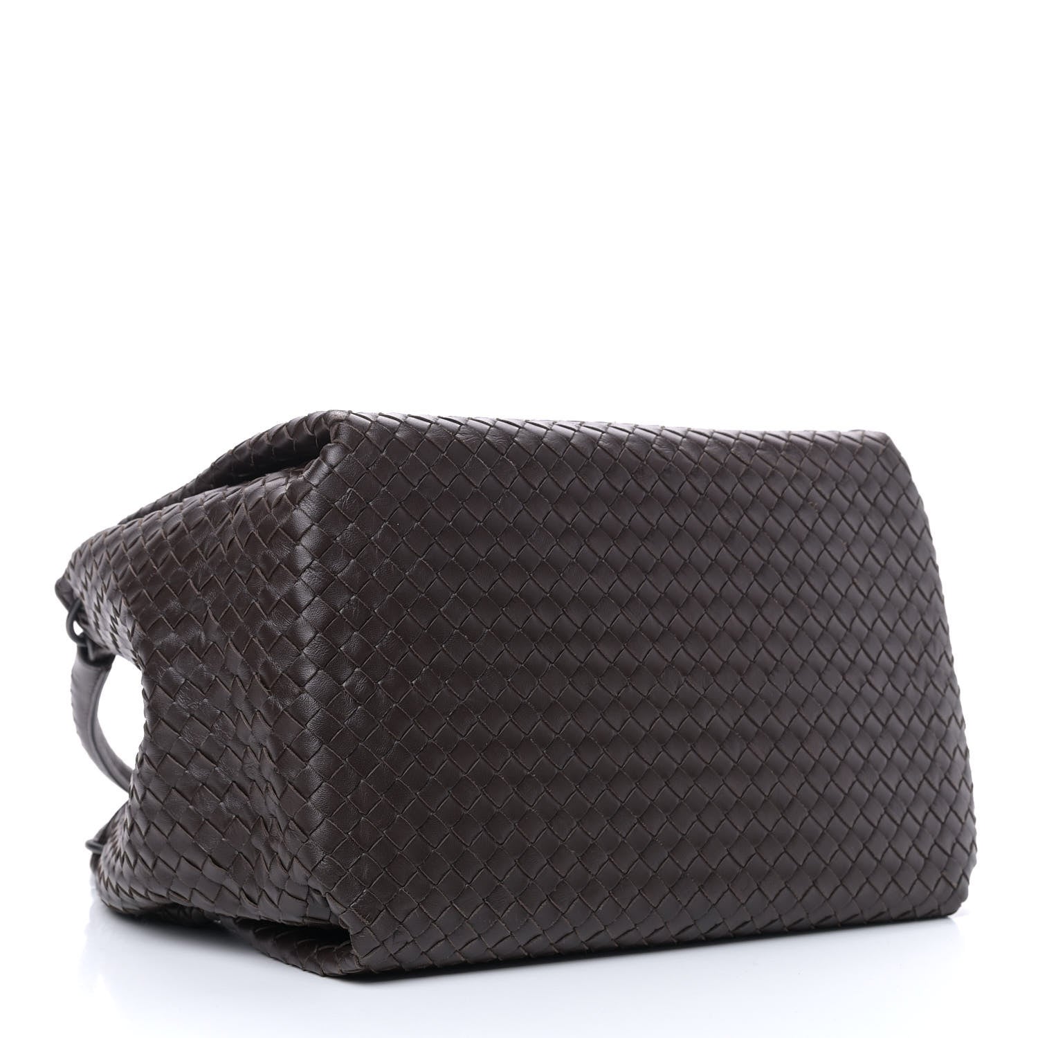 Bottega Veneta Nappa Intrecciato Parachute Bag Ebano 3 of 9