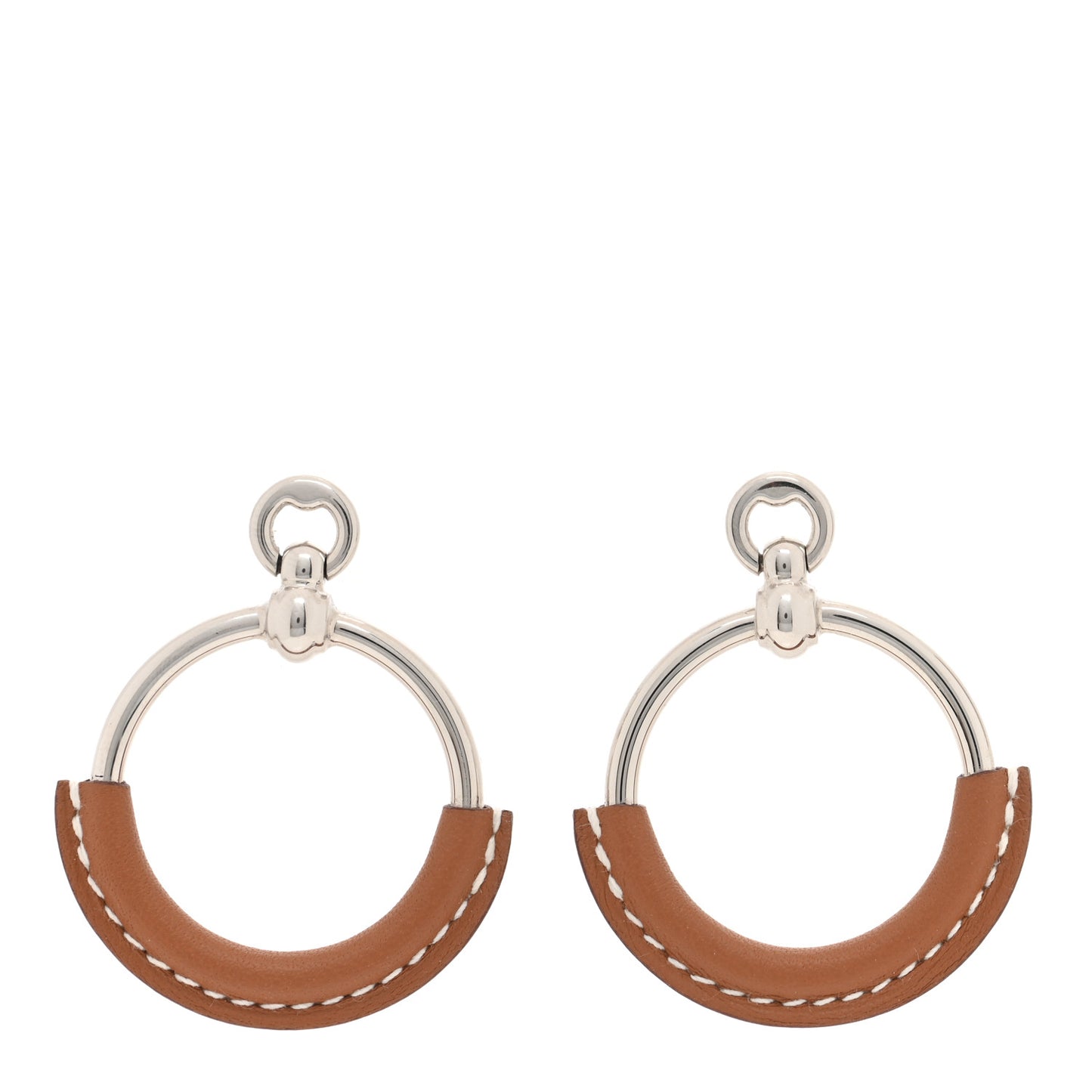 Barenia Loop Earrings Fauve