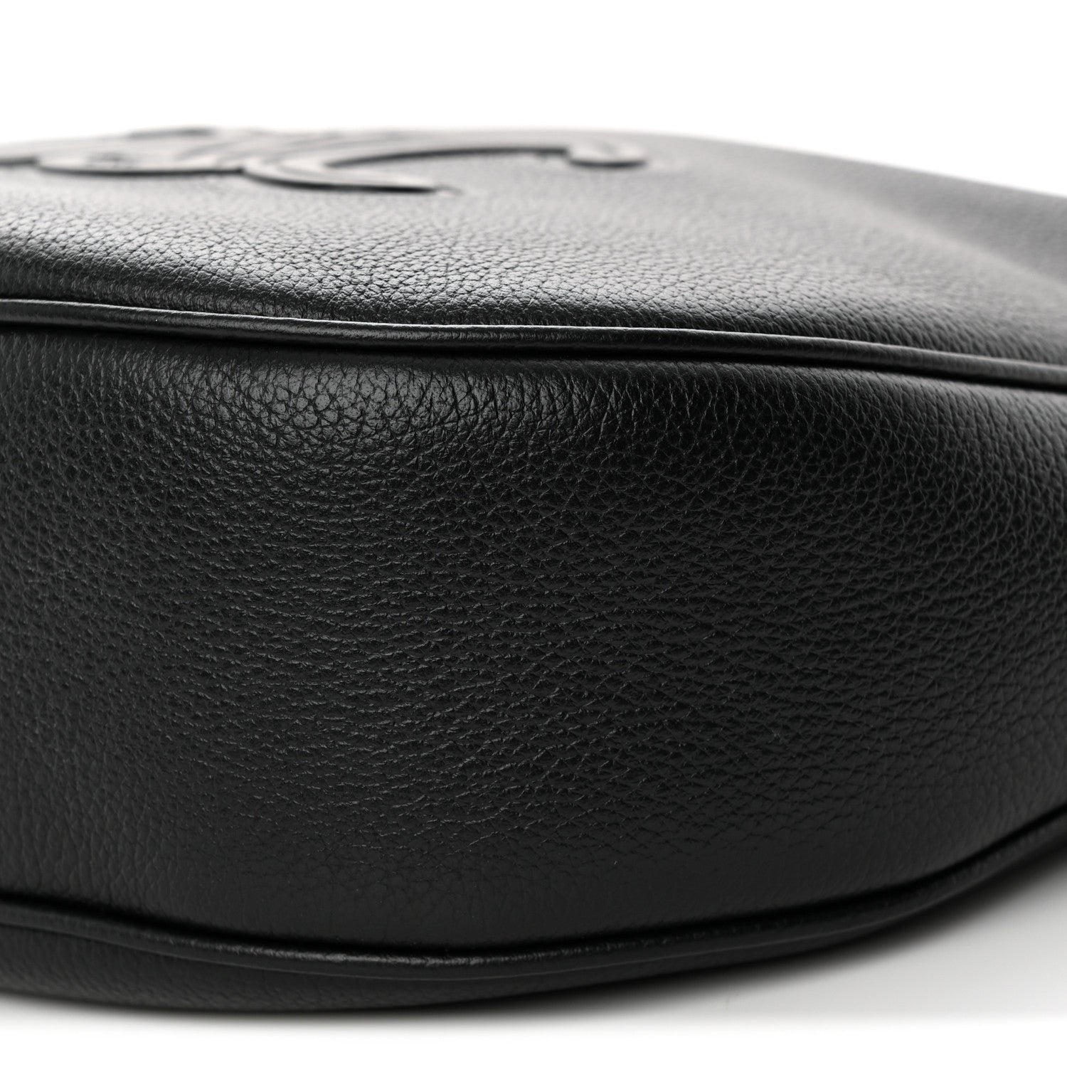Celine Supple Calfskin Cuir Triomphe Small Heloise Shoulder Bag Black 10 of 11