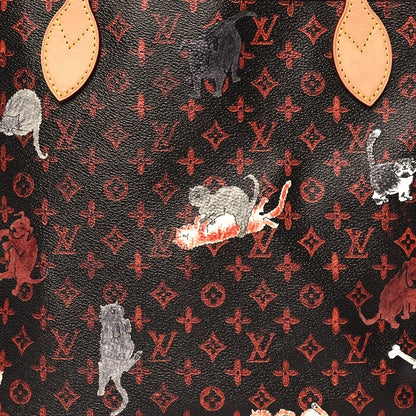 Louis Vuitton Catogram Neverfull MM Marron 8 of 10