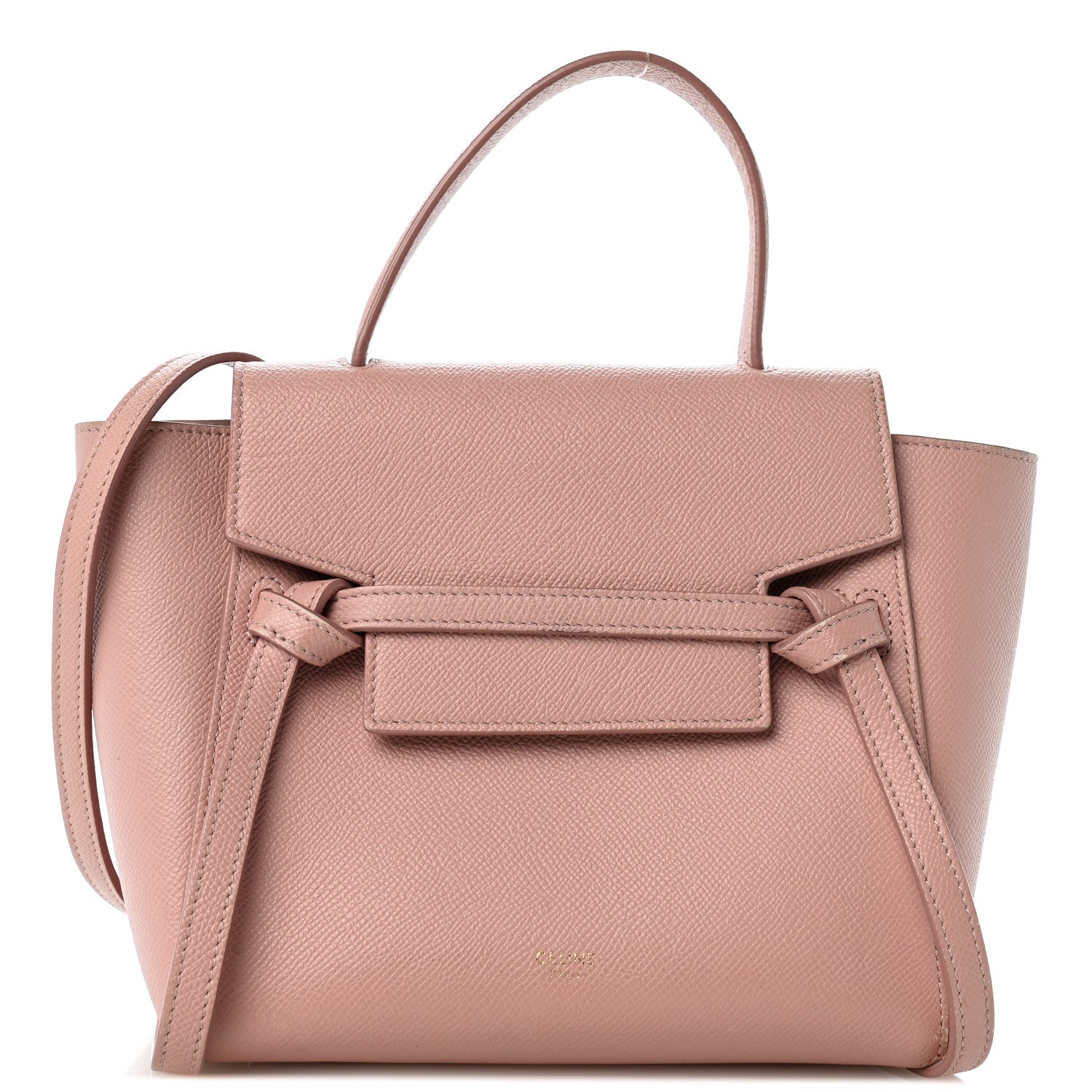 Celine Grained Calfskin Nano Belt Bag Vintage Pink 1 of 13