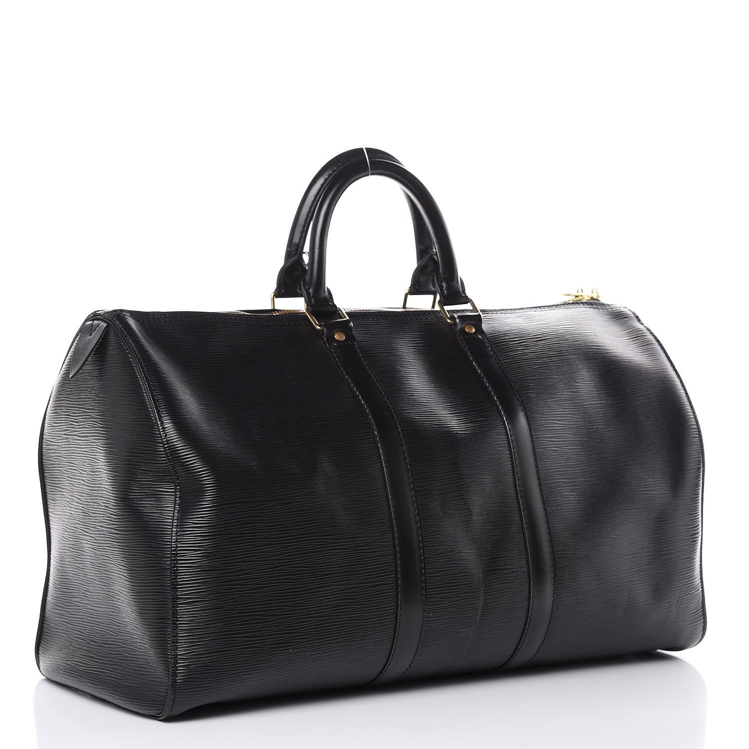 Louis Vuitton Epi Keepall 45 Black 3 of 27
