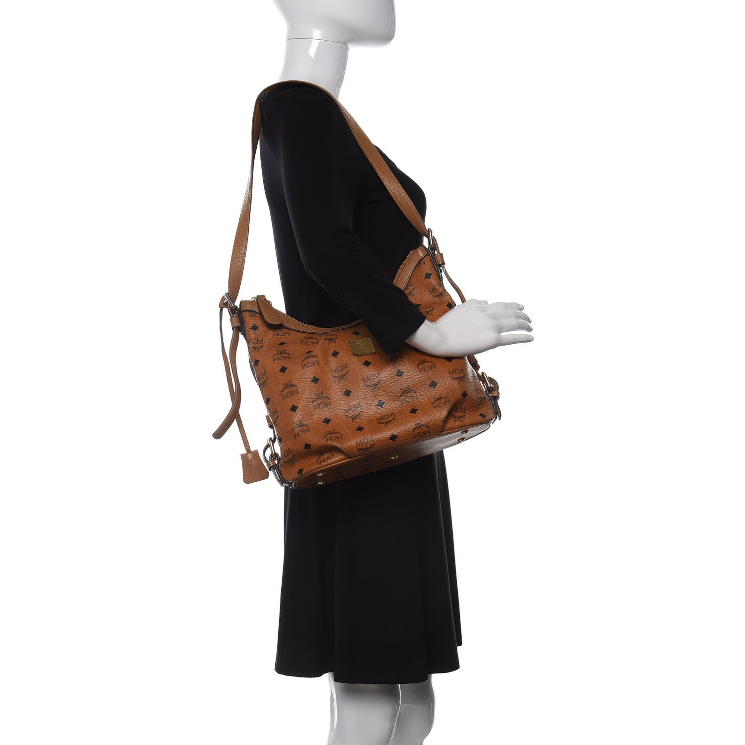 MCM Visetos Hobo Cognac 2 of 14
