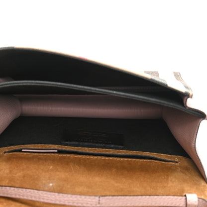 Burberry Derby Calfskin House Check Small Macken Crossbody Bag Pale Orchid 5 of 20