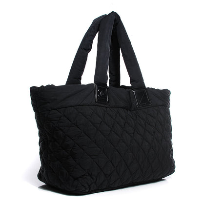 Chanel Nylon Quilted Large Coco Cocoon Tote Black 3 of 7