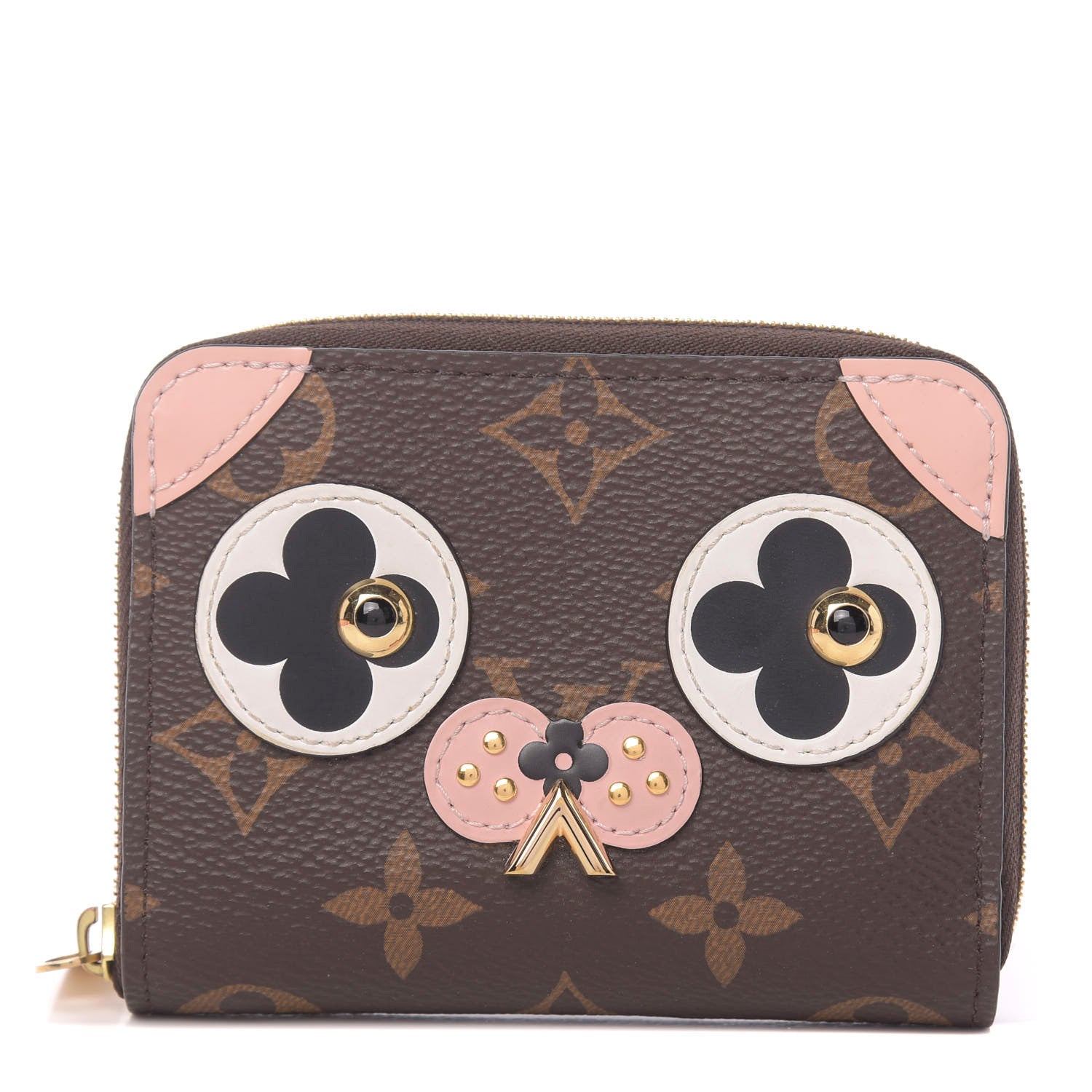 Louis Vuitton Monogram Valentine Dog Zippy Coin Purse 1 of 7