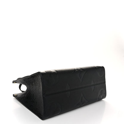 Louis Vuitton Empreinte Monogram Giant Onthego MM Black 4 of 12