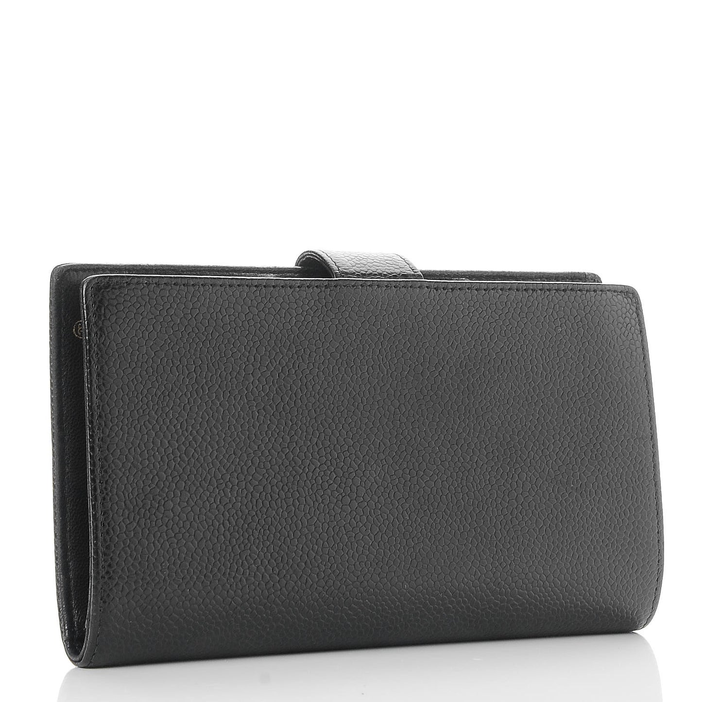 Caviar Timeless CC French Wallet Black