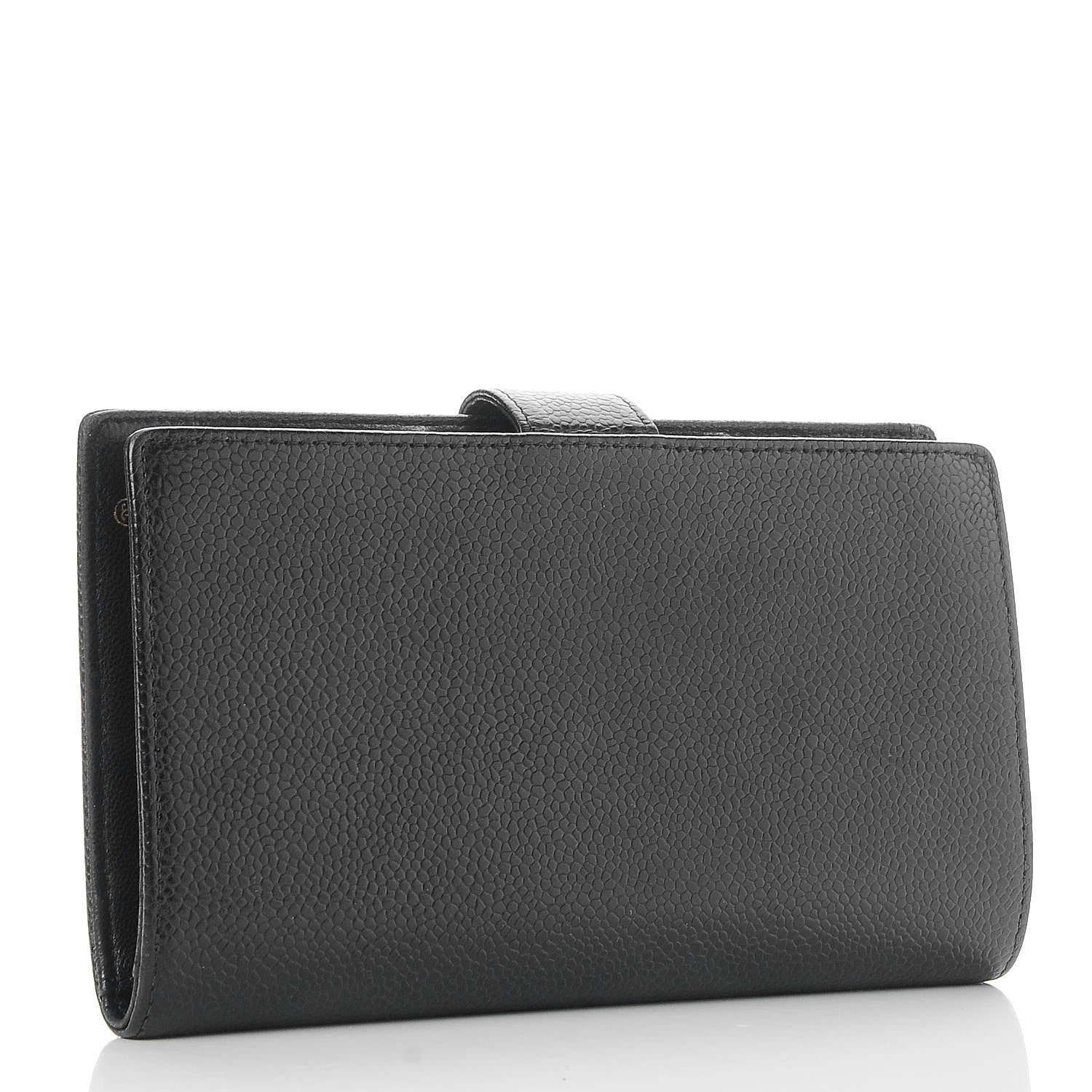 Chanel Caviar Timeless CC French Wallet Black 3 of 8