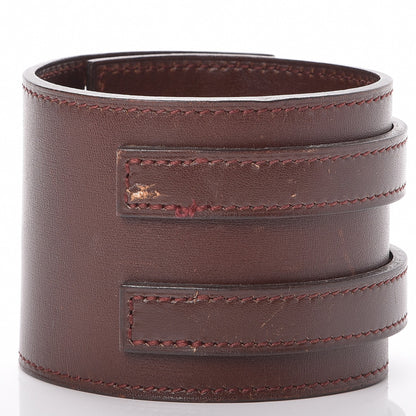 Hermes Box Wide Cuff Rouge H 3 of 12