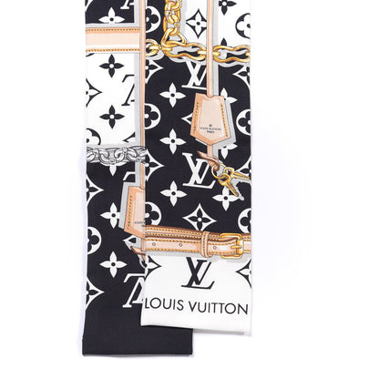 Louis Vuitton Silk Monogram Confidential Bandeau Black 2 of 3