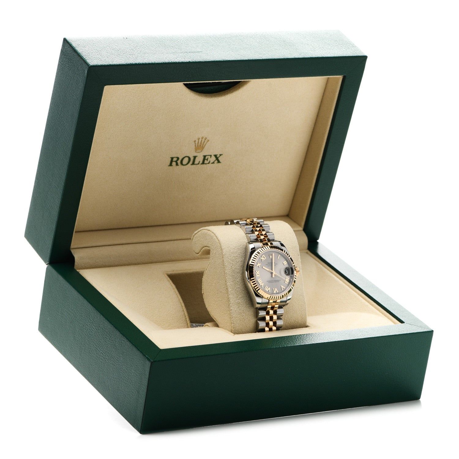 Rolex Stainless Steel 18K Yellow Gold 31mm Oyster Perpetual Datejust Watch Steel Roman 178273 5 of 5