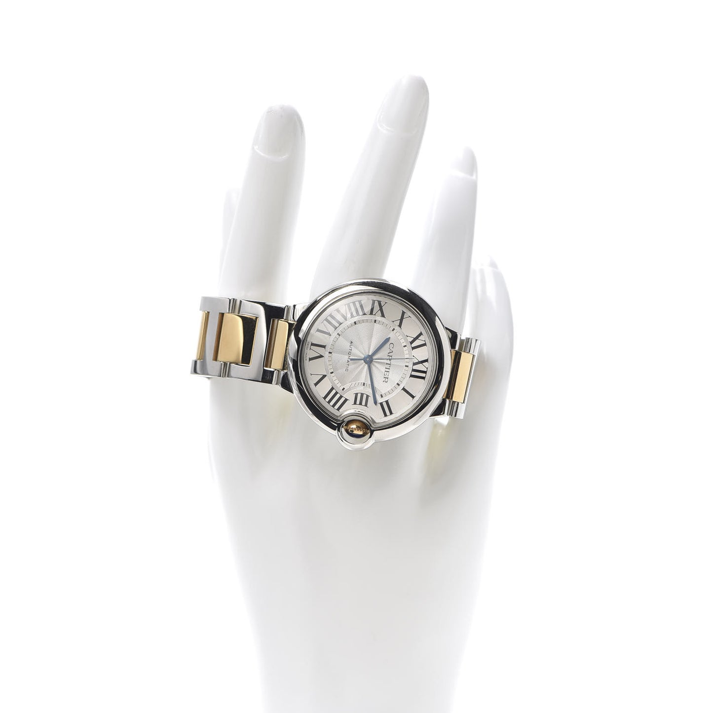 Stainless Steel 18K Yellow Gold 36mm Ballon Bleu De Automatic Watch