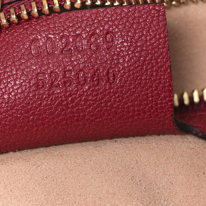 Gucci Sakai Be Green Calfskin Horsebit 1955 Cinch Top Messenger Bag New Cherry Red 7 of 9