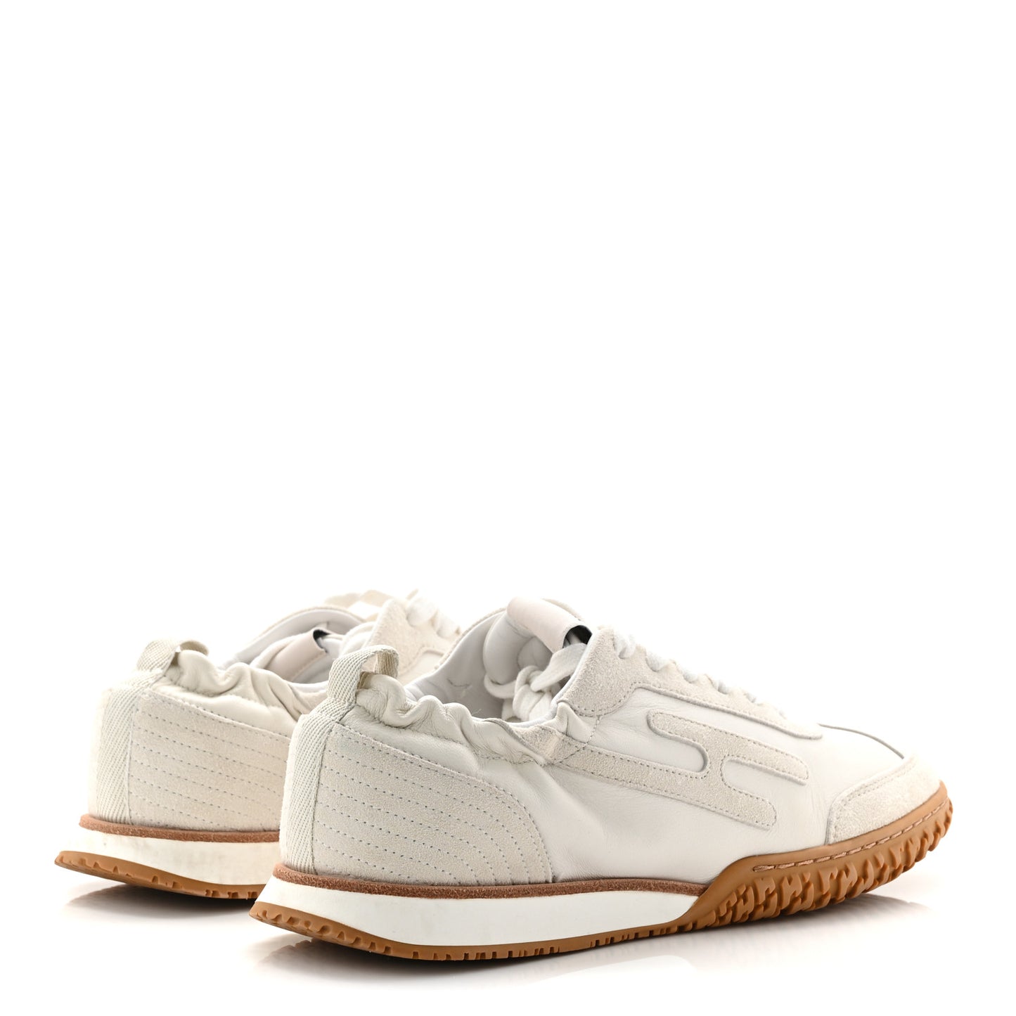Suede Goatskin Jet Sneakers 37.5 White
