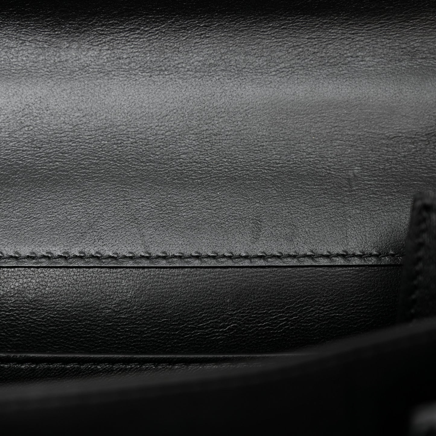 Vitello Barocco Virtus Small Top Handle Shoulder Bag Black