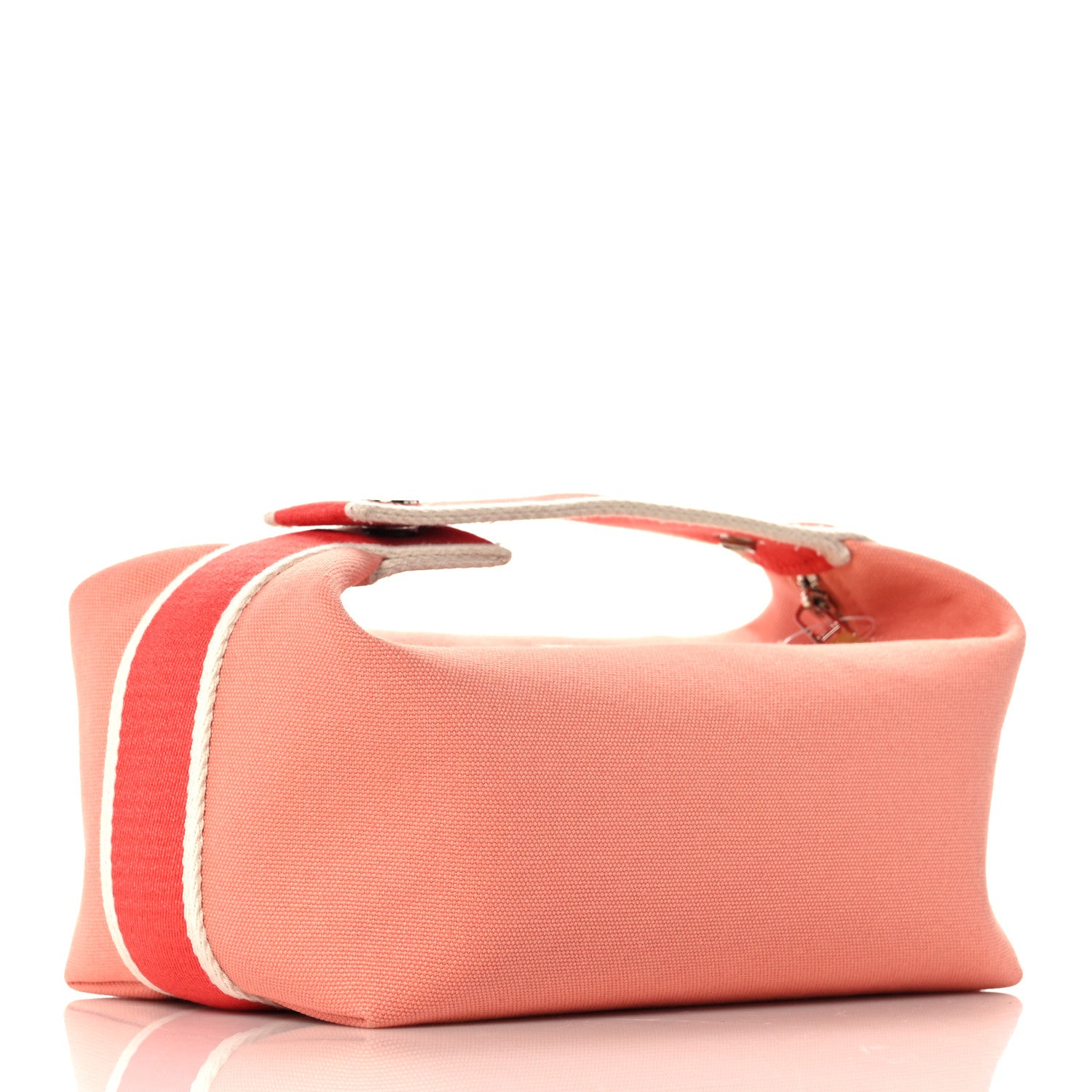Hermes Canvas Small Bride-A-Brac Pouch Goyave 3 of 9