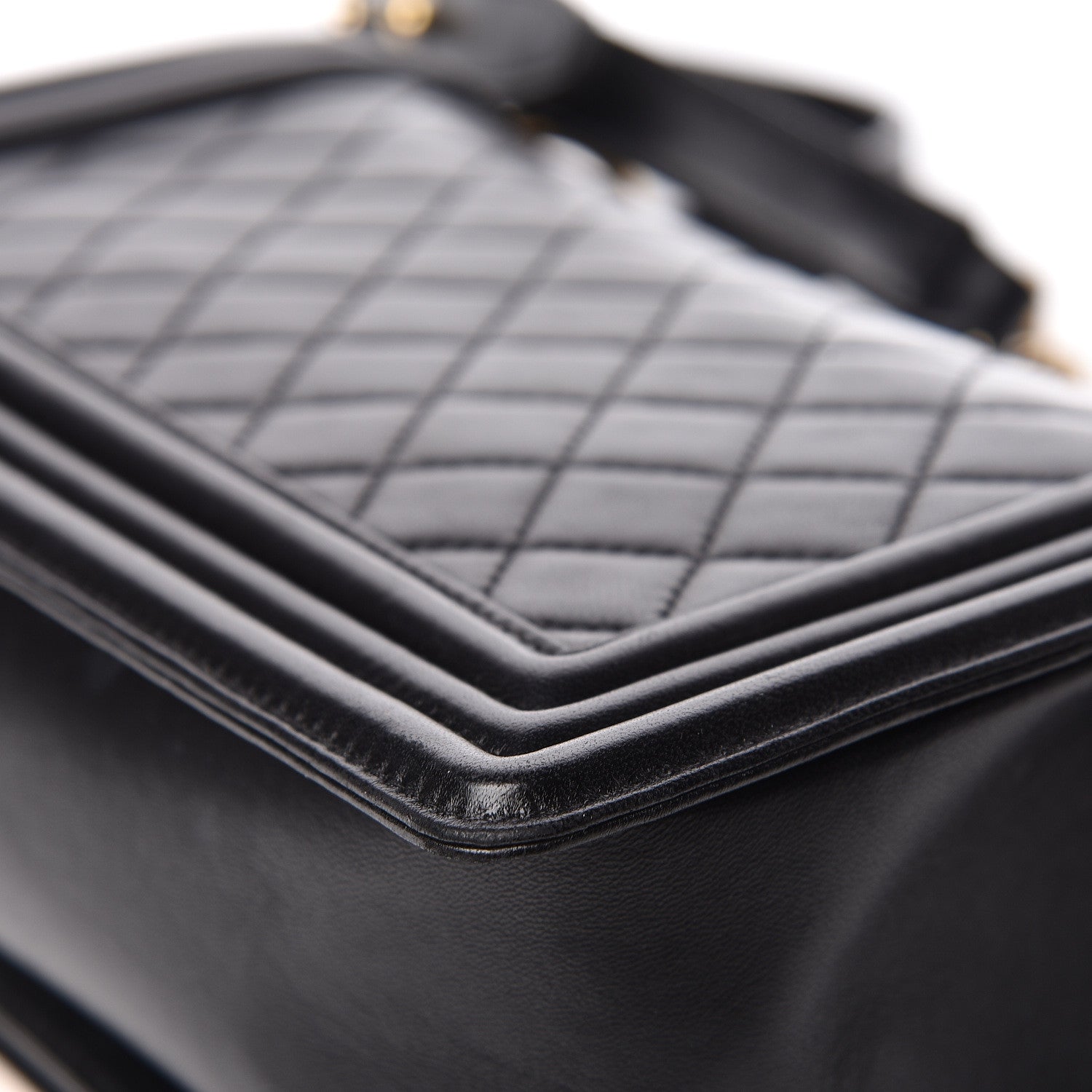 Chanel Lambskin Quilted Medium Boy Flap Black 12 of 21