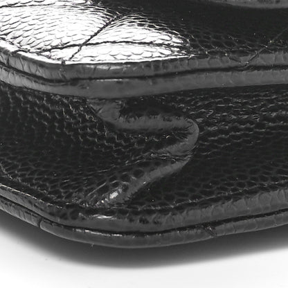 Chanel Caviar Quilted Wallet on Chain WOC Black 10 of 11