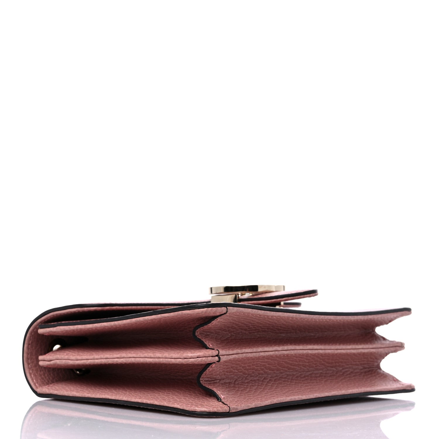 Gucci Dollar Calfskin Small Interlocking G Shoulder Bag Soft Pink 4 of 10