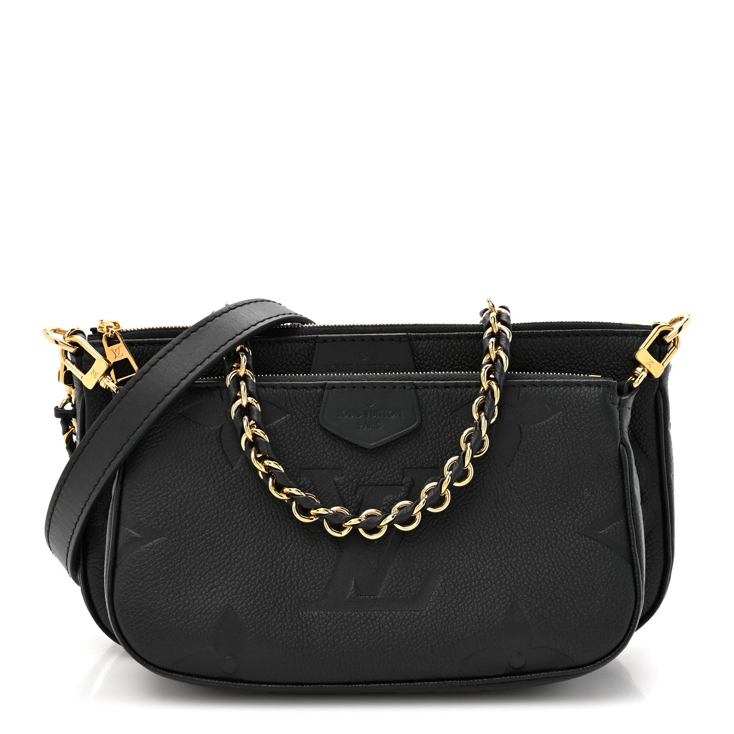 Louis Vuitton Empreinte Monogram Giant Multi Pochette Accessories Black 1 of 10