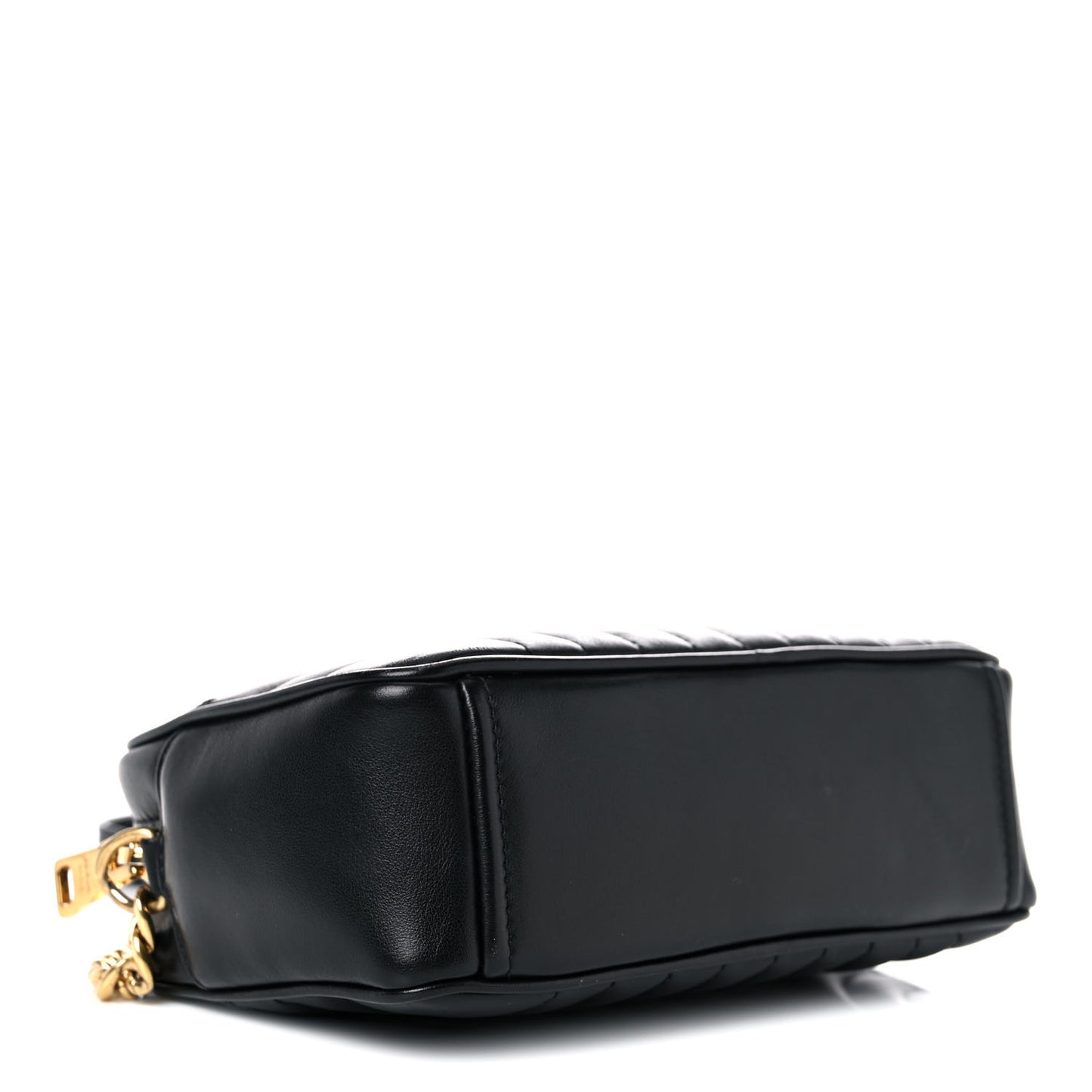 Soft Calfskin Diagramme Crossbody Bag Black
