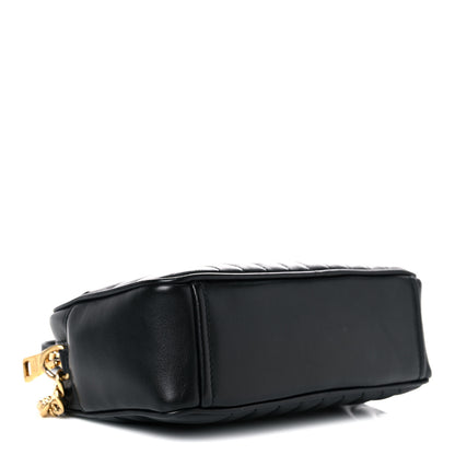 Prada Soft Calfskin Diagramme Crossbody Bag Black 4 of 14