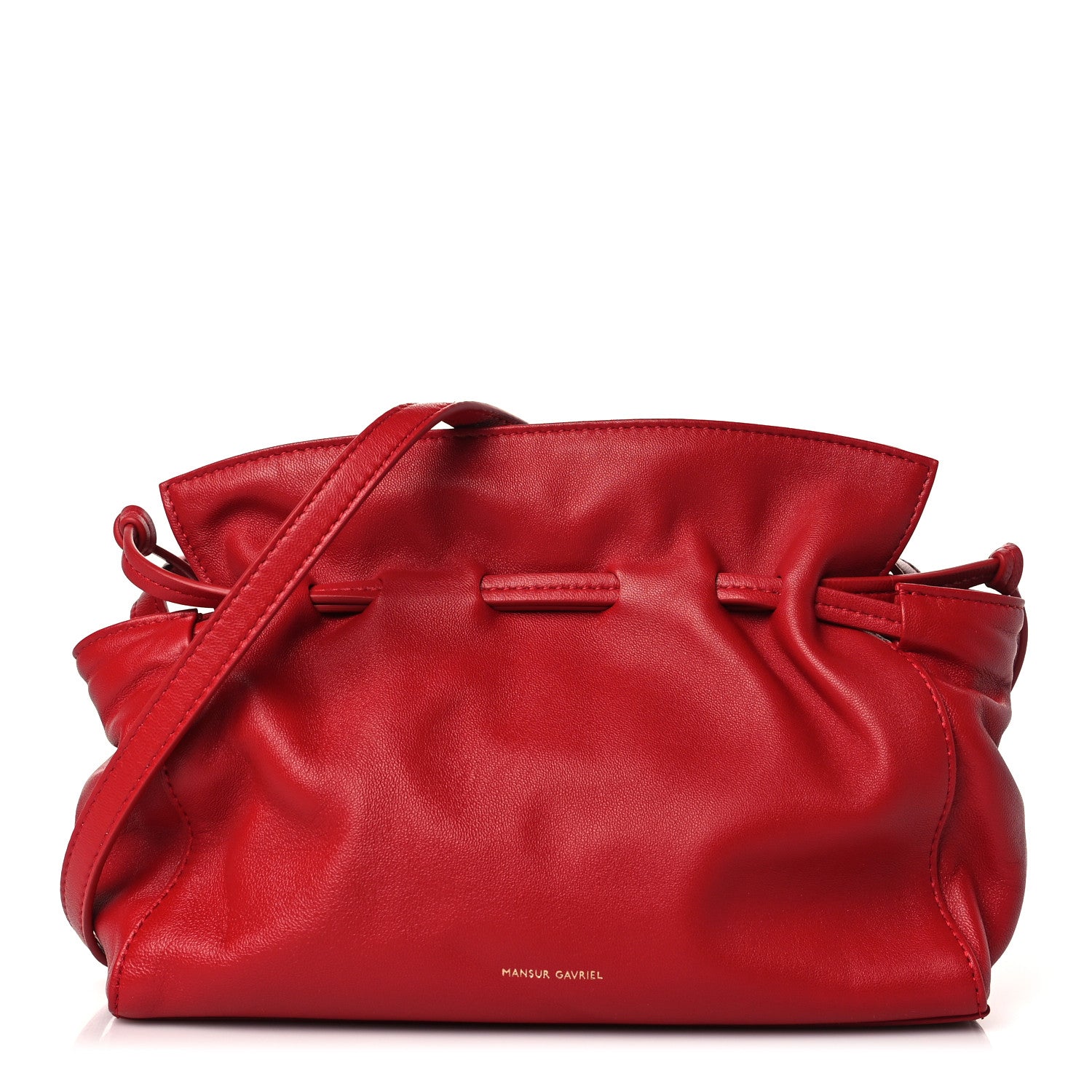 Mansur Gavriel Lambskin Protea Bag Flamma 1 of 8