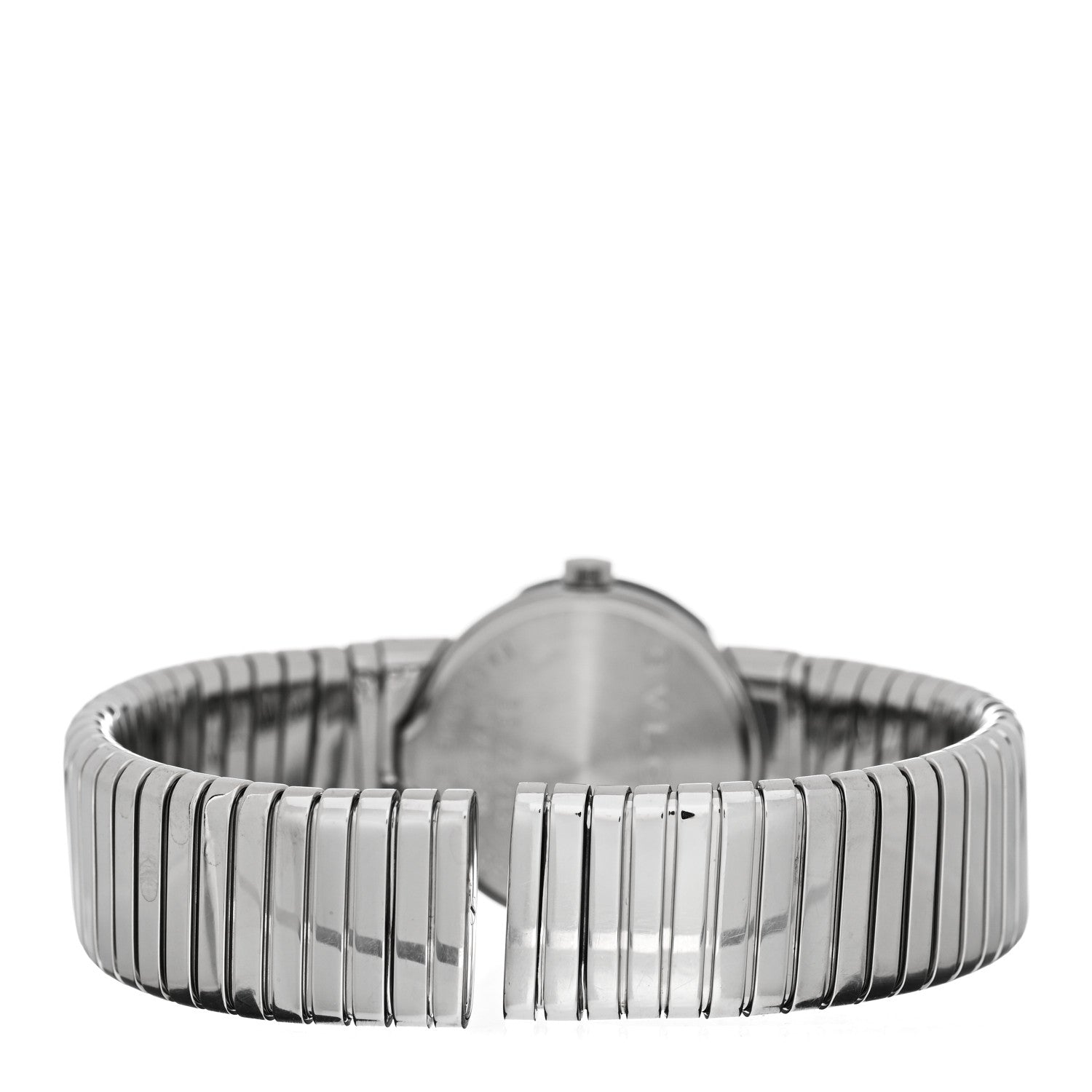 Bulgari Stainless Steel 23mm Tubogas Quartz Watch Black 3 of 4