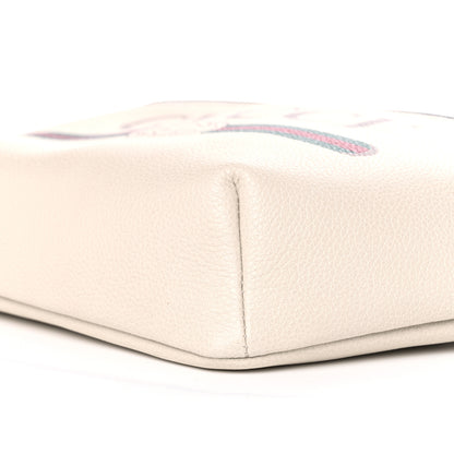Gucci Grained Calfskin Logo Belt Bag White 9 of 9
