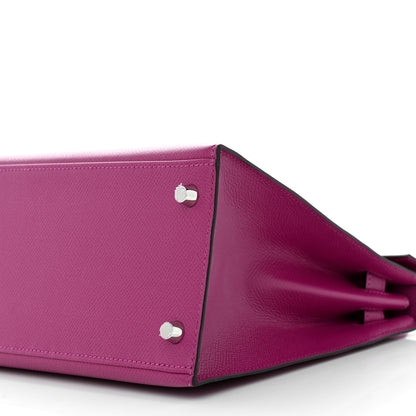 Hermes Epsom Kelly Sellier 28 Rose Pourpre 10 of 14