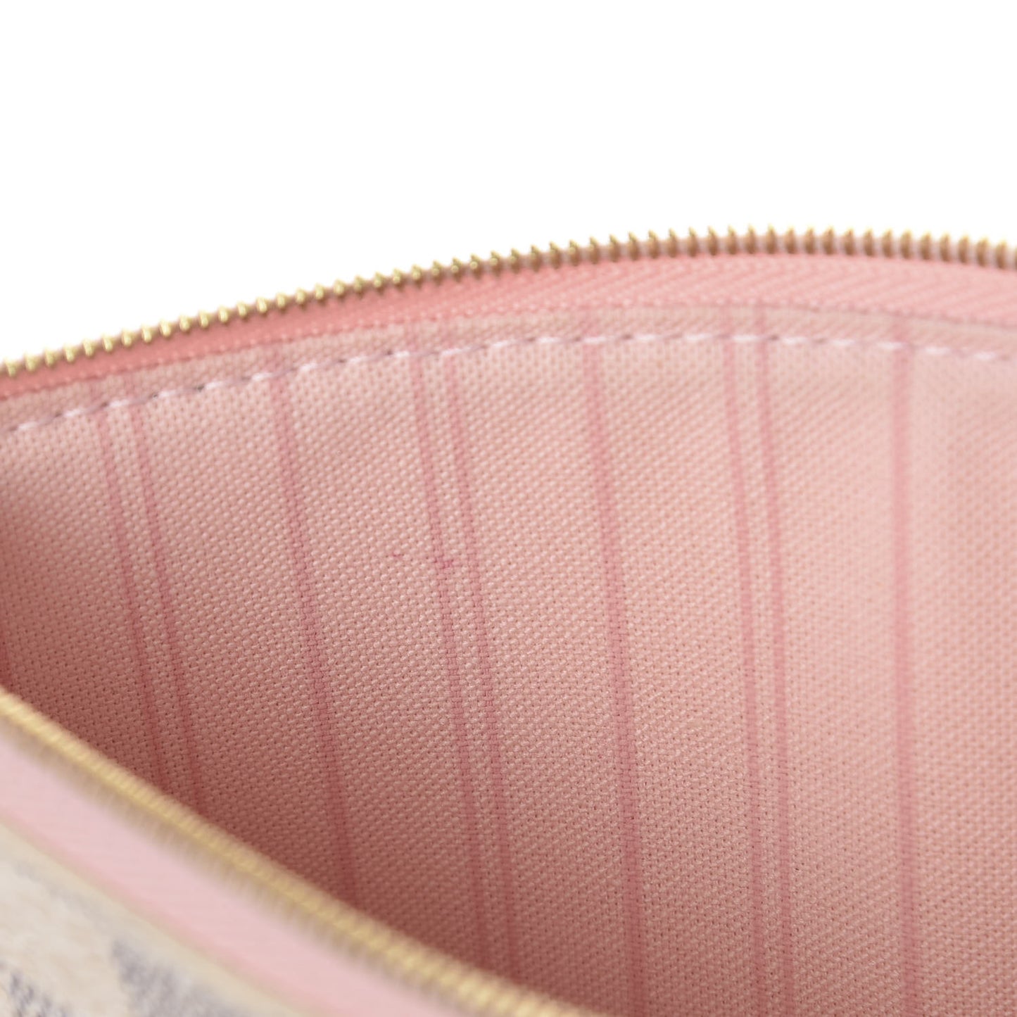 Damier Azur Neverfull MM GM Pochette Rose Ballerine