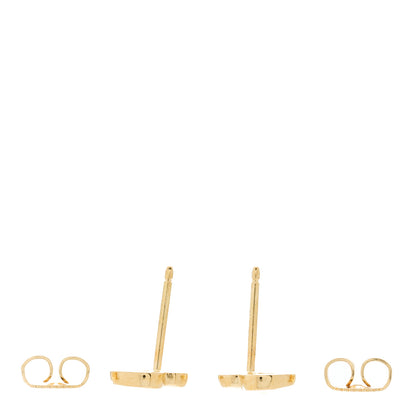 Tiffany 18K Yellow Gold Mini Paloma Picasso Loving Heart Earrings 2 of 3