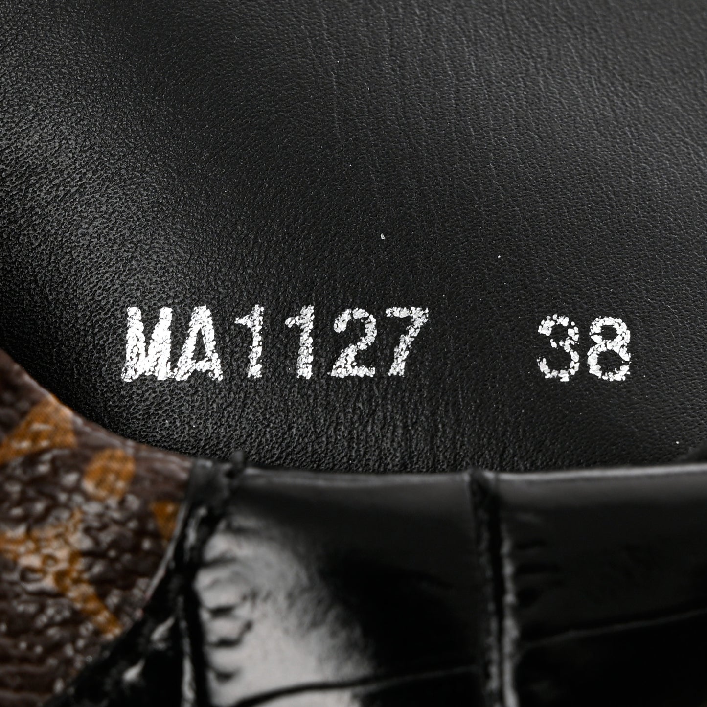 Suede Calfskin Monogram Laureate Platform Desert Boots 38 Taupe
