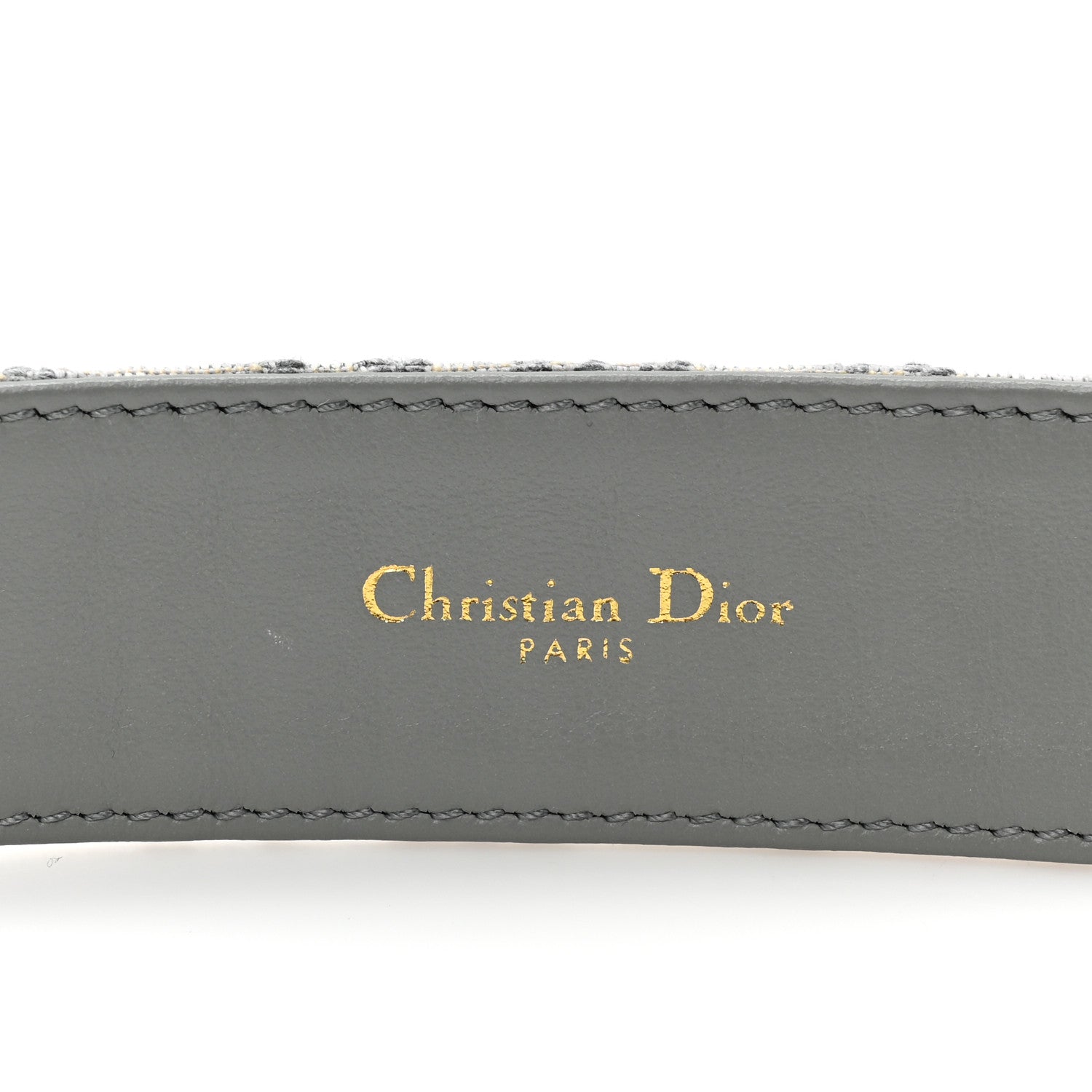 Christian Dior Oblique 30 Montaigne 35mm Belt 70 28 Gris 4 of 6