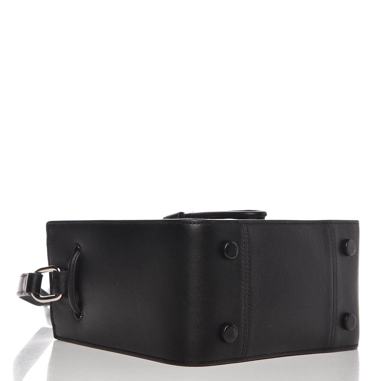 3.1 Phillip Lim 3.1 Denim Painted Mini Soleil Bucket Bag Black 4 of 6