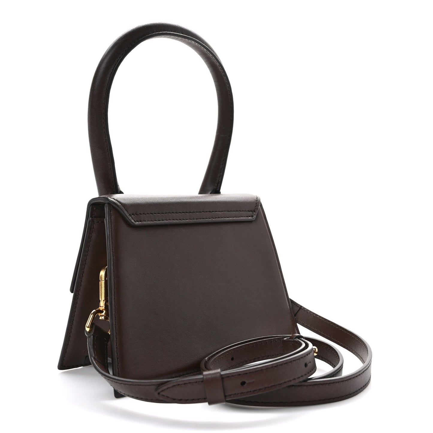 Smooth Calfskin Le Chiquito Moyen Brown
