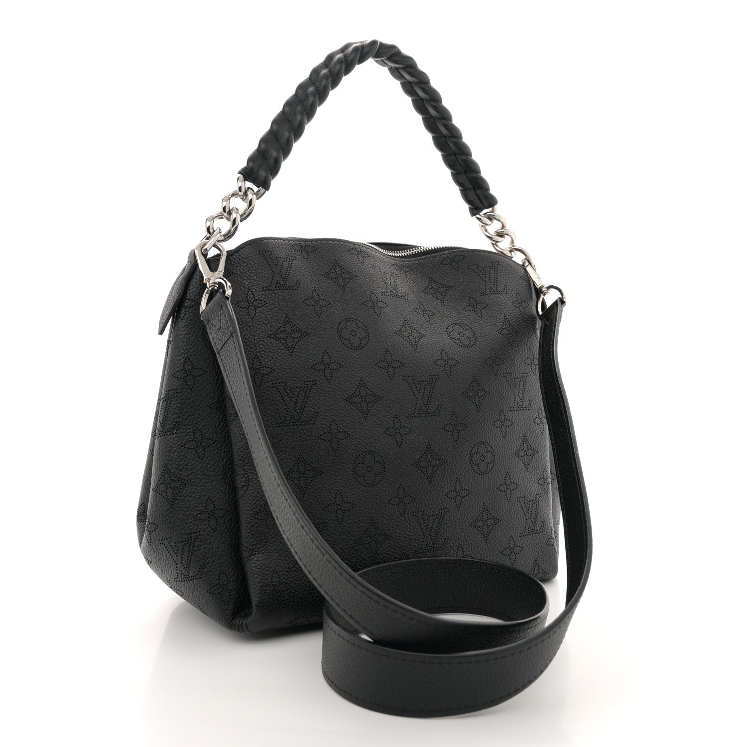 Louis Vuitton Mahina Babylone Chain BB Black 3 of 11