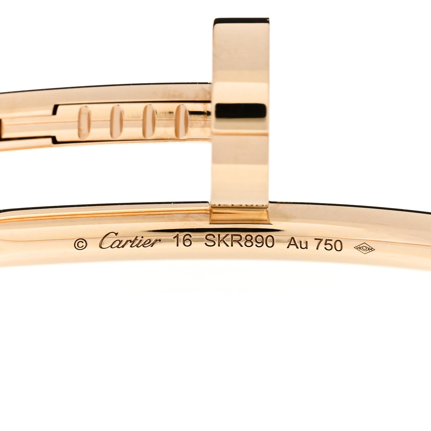 Cartier 18K Yellow Gold Juste Un Clou Bracelet 16 3 of 4